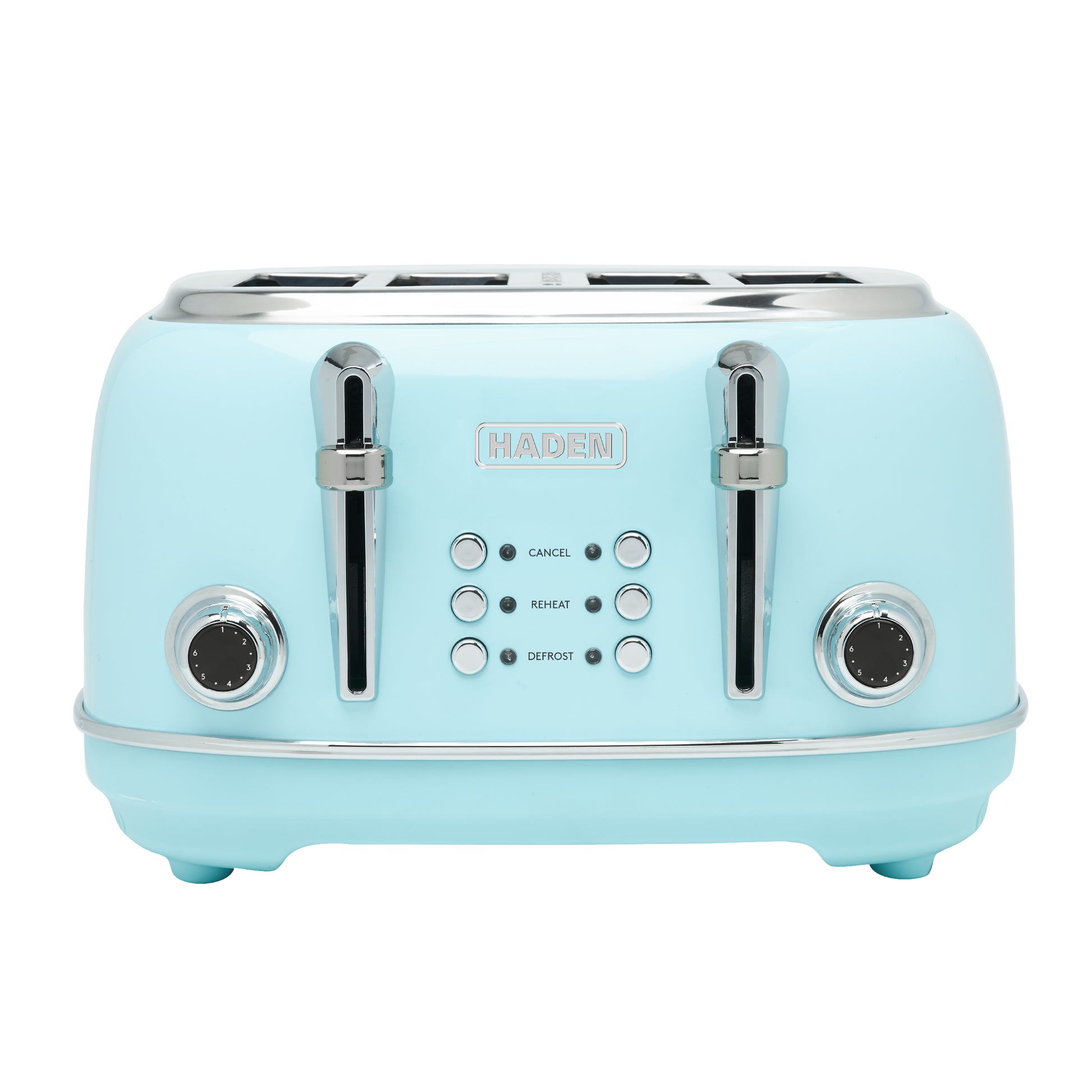 Haden Heritage 4 Slice Toaster – Turquoise Blue Toasters Haden