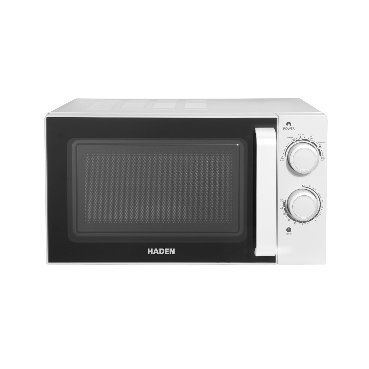 Haden 20L White Stainless Steel Interior Microwave Microwave Ovens Haden