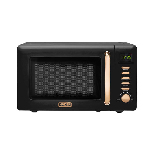 Haden Heritage 20L Microwave Black & Copper Microwave Ovens Haden