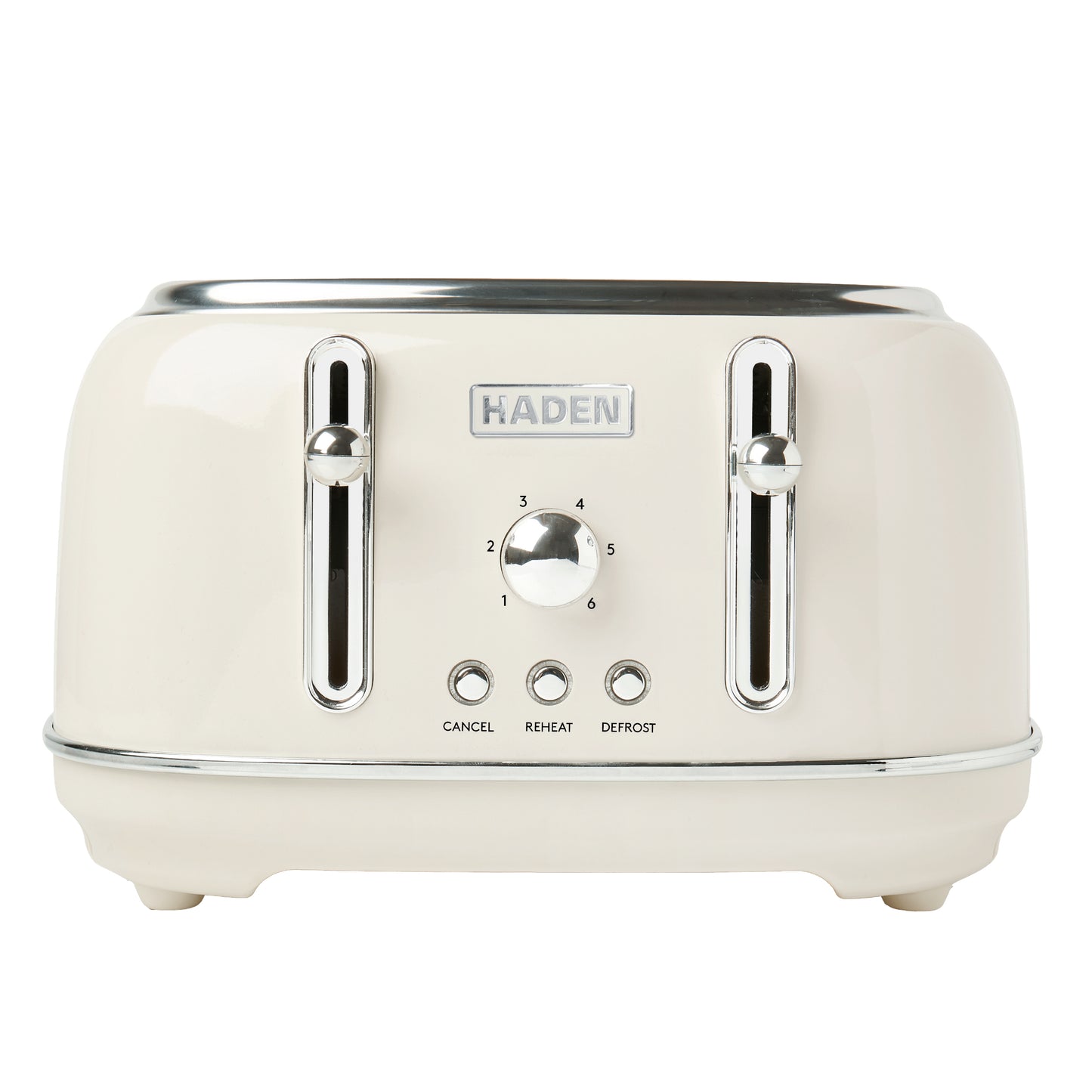 Haden Highclere Cream 4 Slice Toaster Toasters Haden