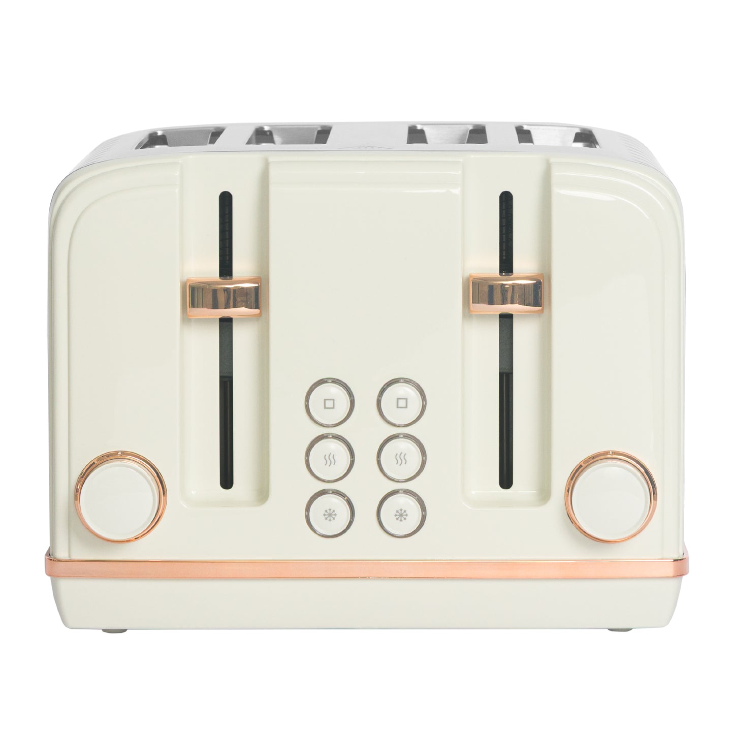 Haden Salcombe 4 Slice Toaster – Cream & Copper Toasters Haden