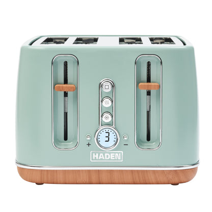 Haden Dorchester Sage Green 4 Slice Toaster Toasters Haden