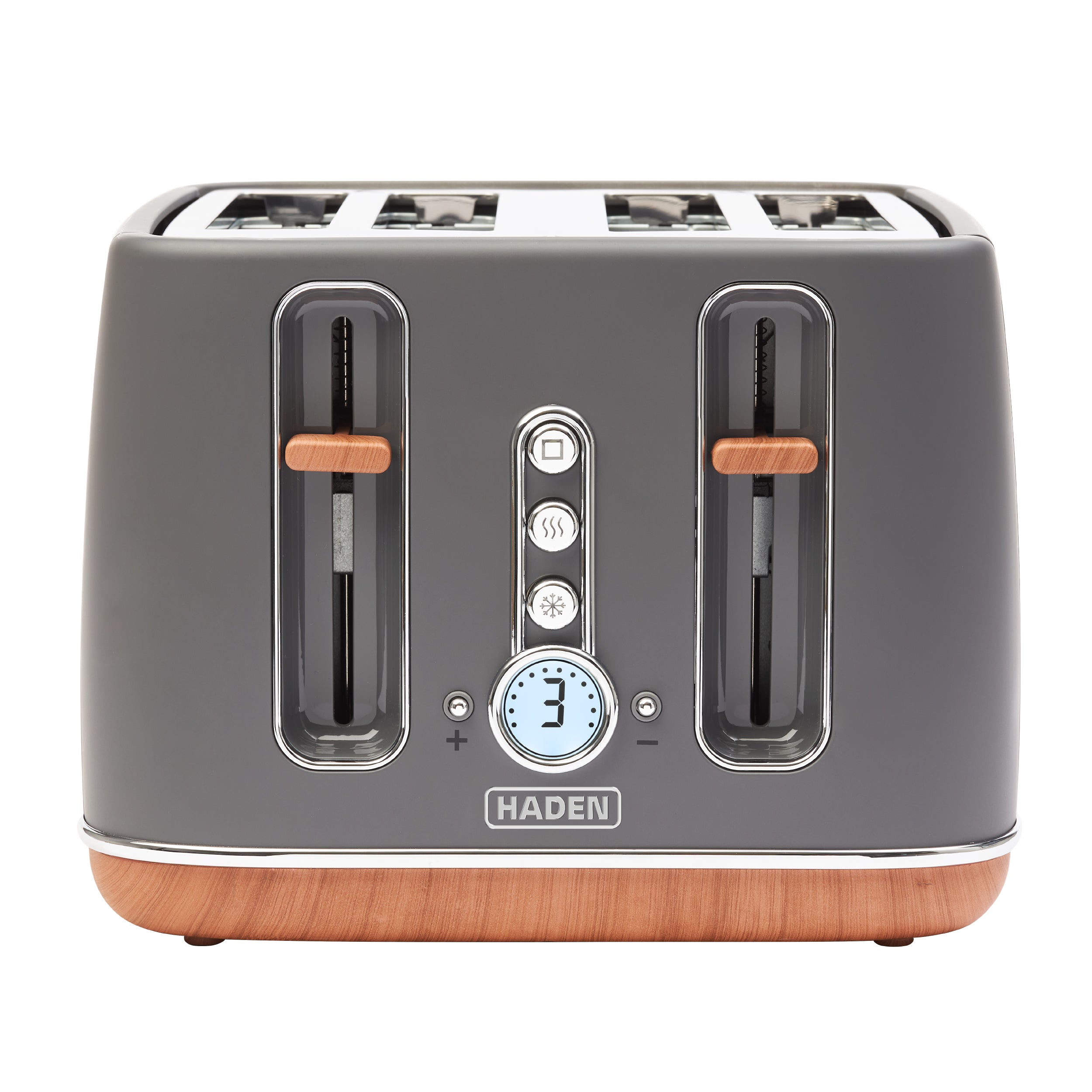 Haden Dorchester Grey 4 Slice Toaster