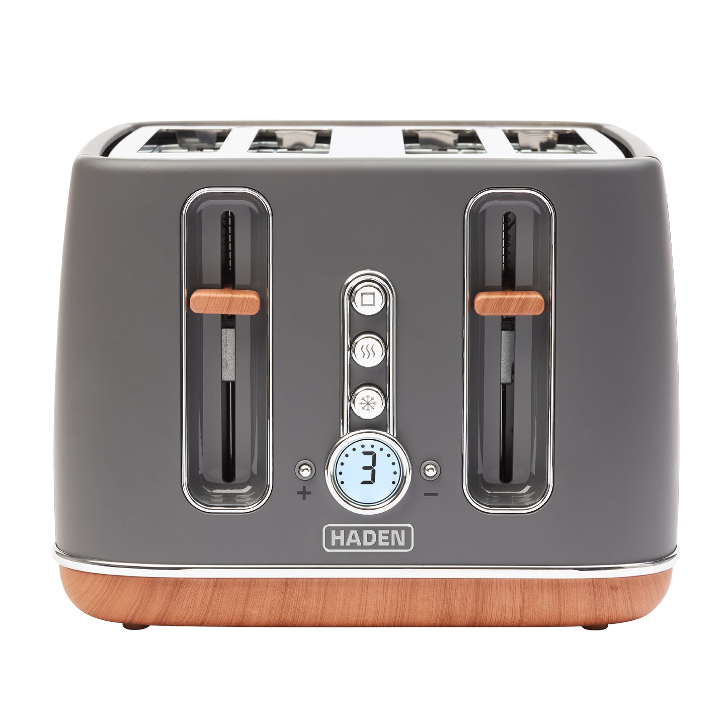 Haden Dorchester Grey 4 Slice Toaster Toasters Haden