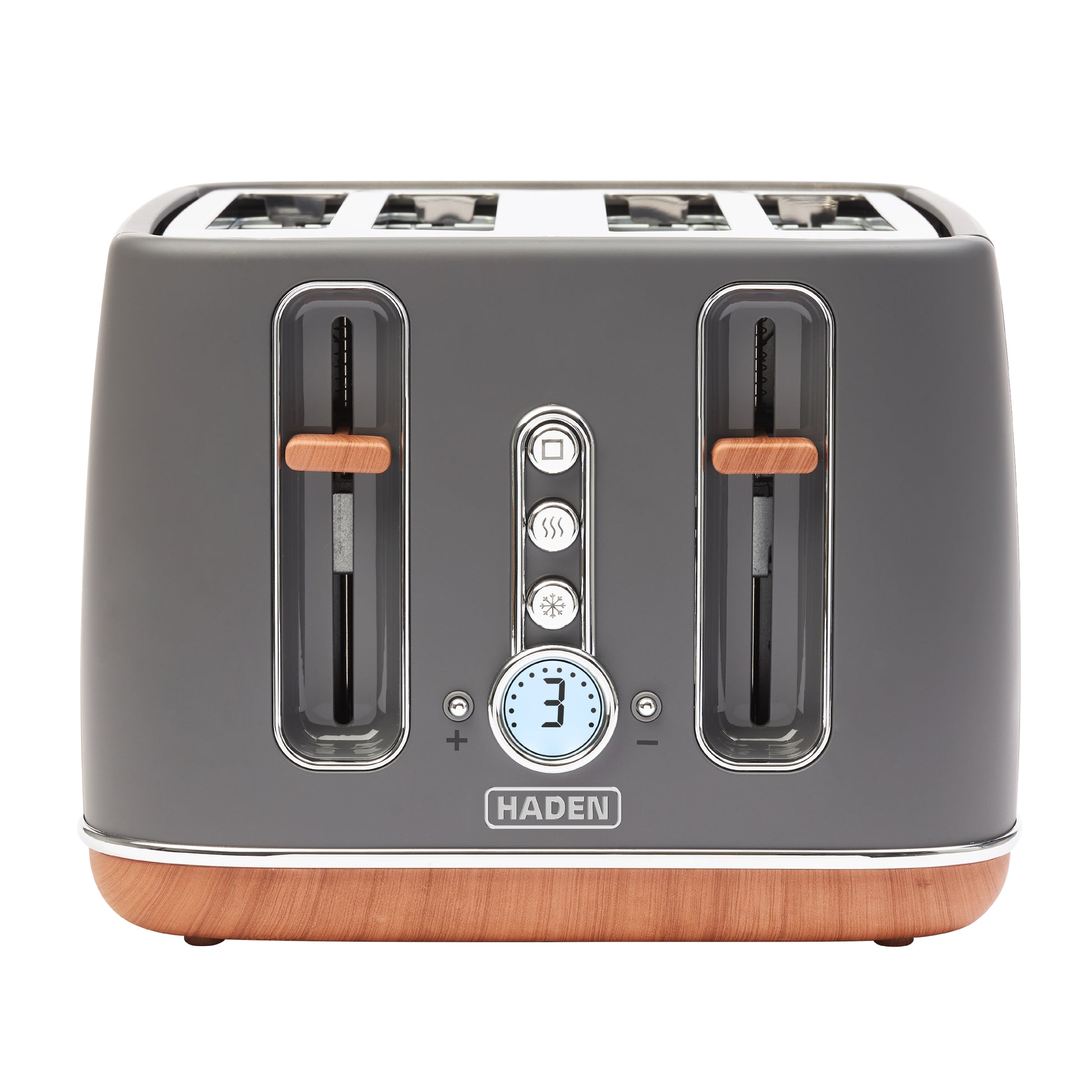 Haden Dorchester Grey 4 Slice Toaster Toasters Haden