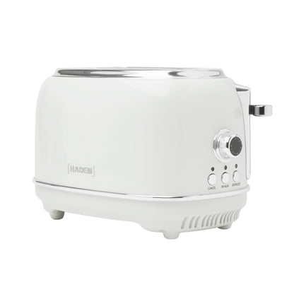 Haden Heritage 2 Slice Toaster – Ivory White Toasters Haden