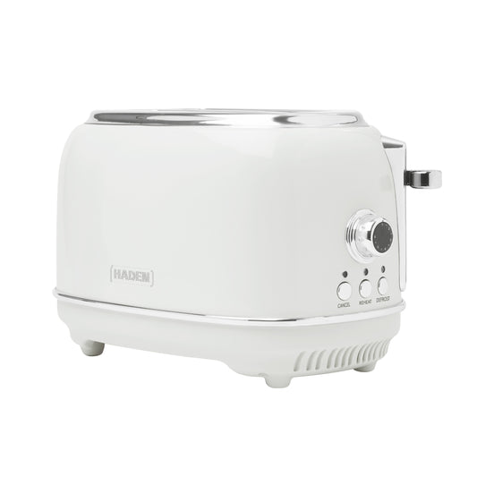 Haden Heritage 2 Slice Toaster – Ivory White Toasters Haden