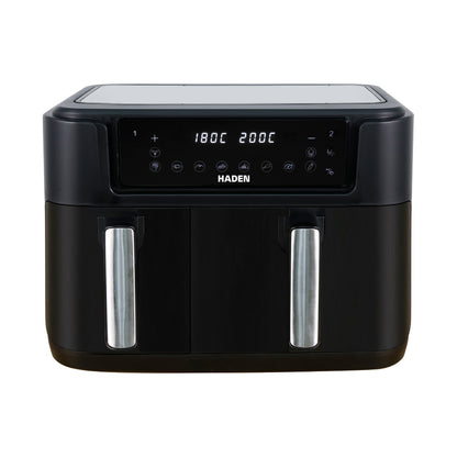 Haden 9.5L Dual Air Fryer – Black Haden