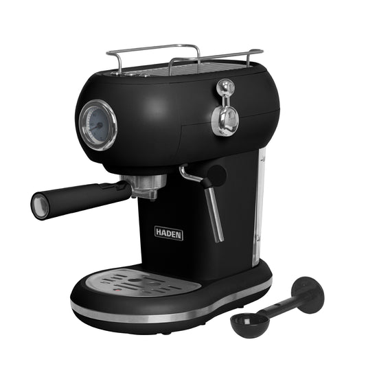 Haden Barista Espresso Machine – Black Coffee machine Haden