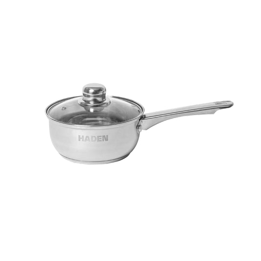 16cm Essential Saucepan With Glass Lid Kitchen Haden