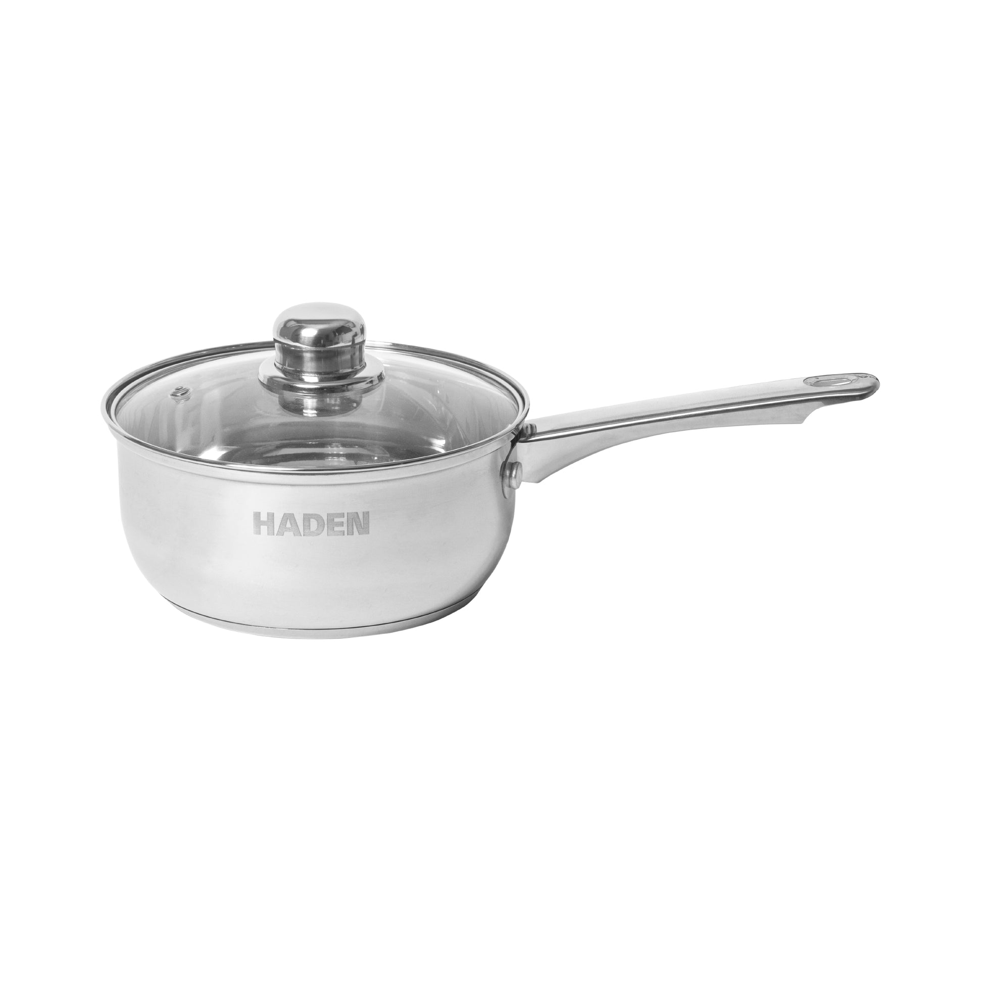 18cm Essential Saucepan With Glass Lid Kitchen Haden