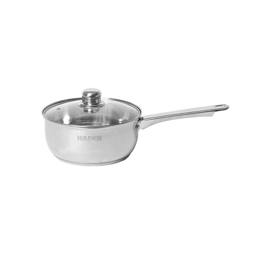20cm Essential Saucepan With Glass Lid Kitchen Haden