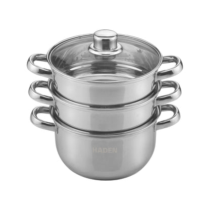 18cm Essential Stainless Steel Steamer Kitchen Haden