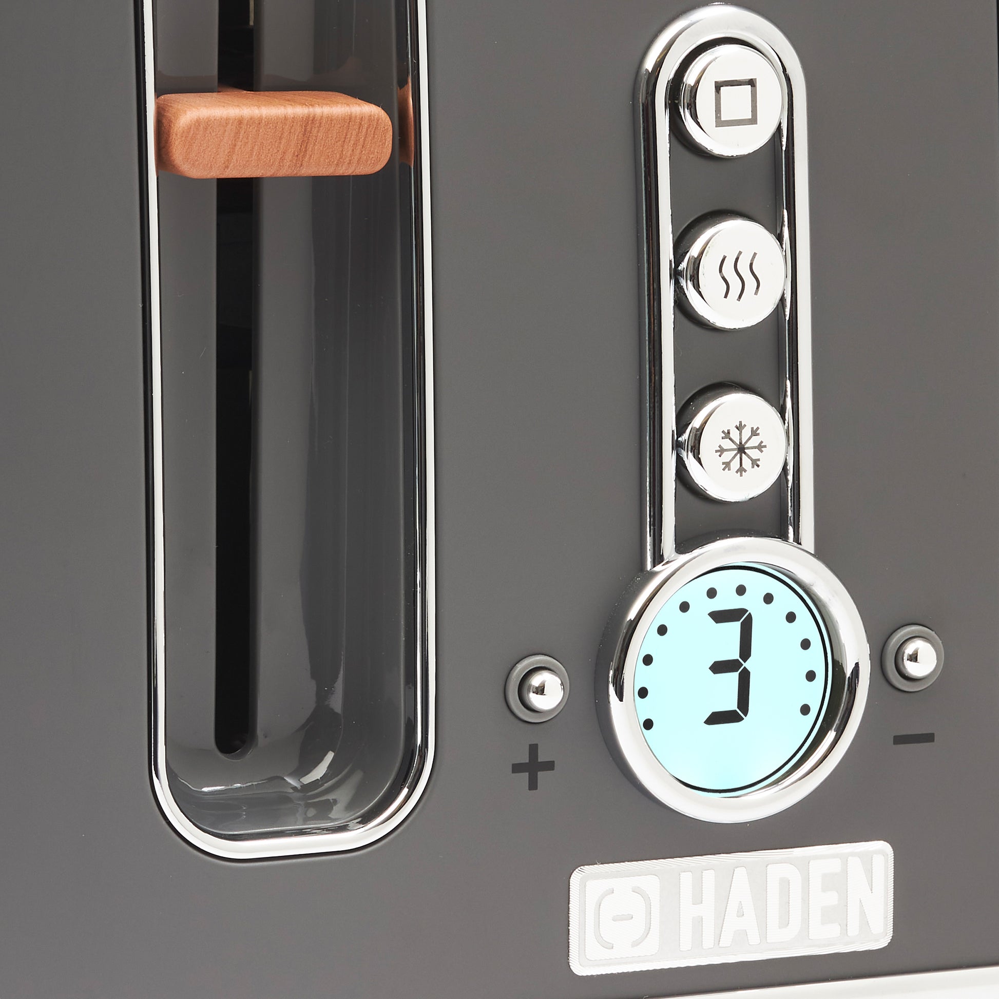 Haden Dorchester Grey 4 Slice Toaster Toasters Haden