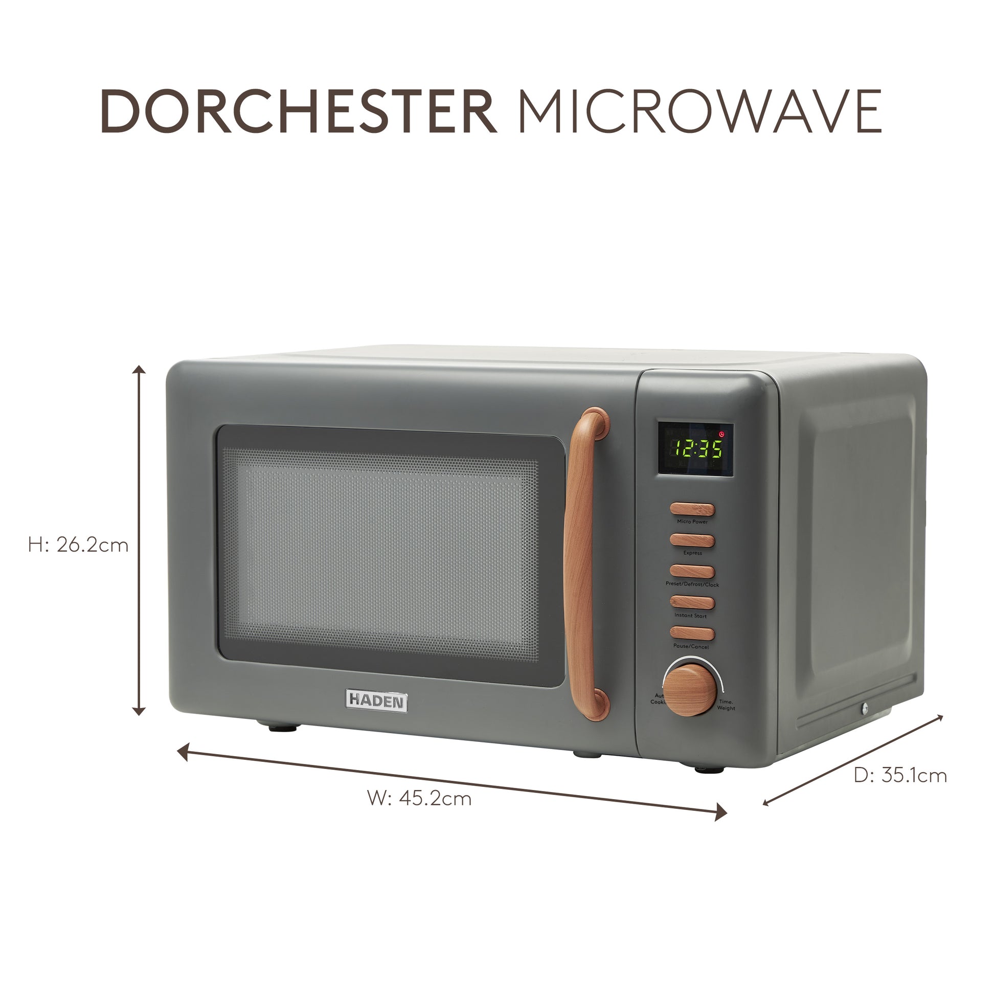 Haden Dorchester Grey Microwave Microwave Ovens Haden