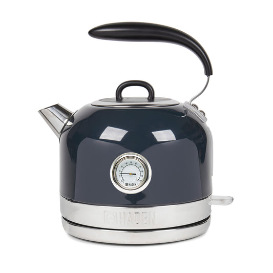 Haden Jersey Steel Blue Kettle Electric Kettles Haden