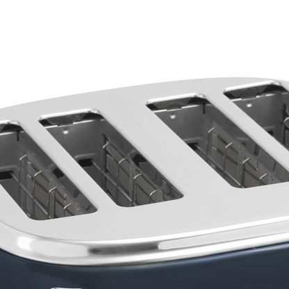 Haden Jersey Steel Blue 4 Slice Toaster Toasters Haden