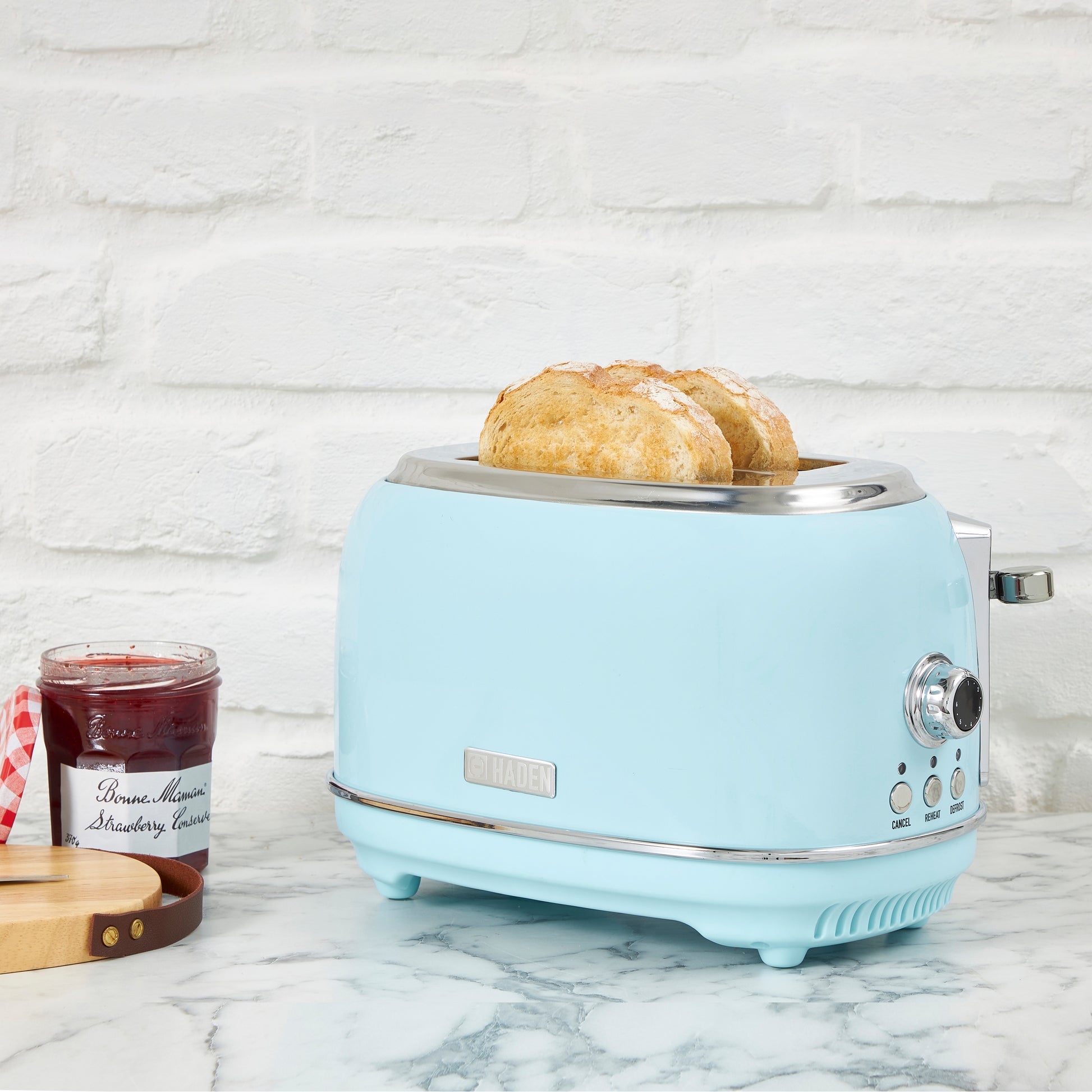 Haden Heritage 2-Slice Turquoise Toaster Toasters Haden