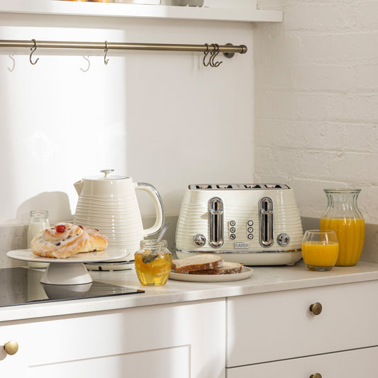 Haden Devon Cream Kettle and Toaster Bundle Bundle Haden