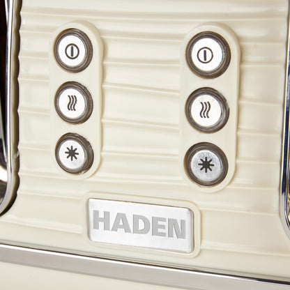 Haden Devon Cream 4 Slice Toaster Toasters Haden