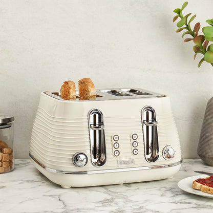 Haden Devon Cream 4 Slice Toaster Toasters Haden