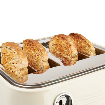 Haden Devon Cream 4 Slice Toaster Toasters Haden