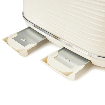 Haden Devon Cream 4 Slice Toaster Toasters Haden