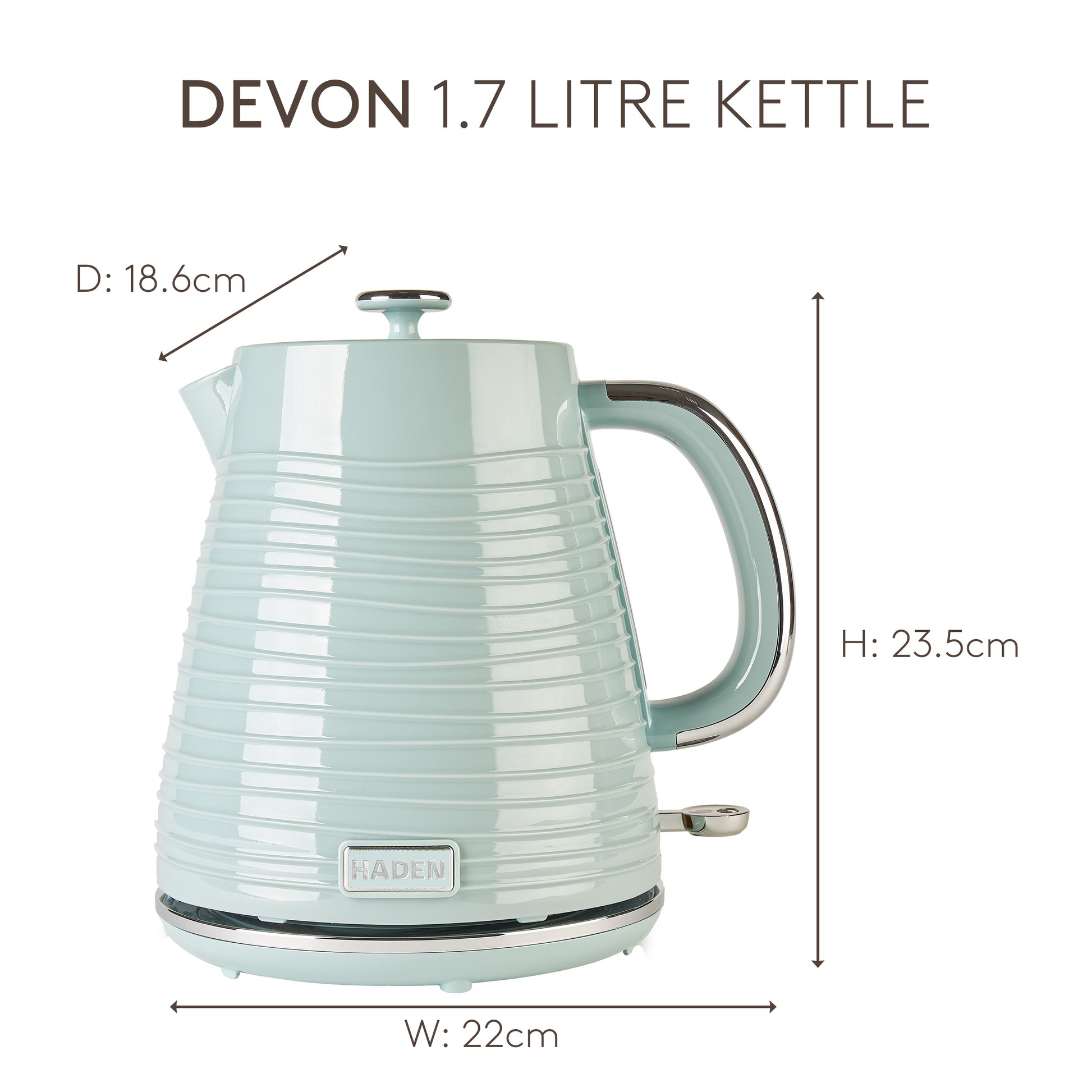 Haden Devon Eucalyptus Kettle Electric Kettles Haden