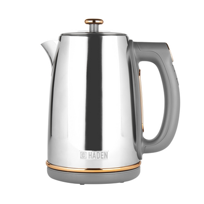 Haden Dorchester Chrome & Rose Gold Kettle Electric Kettles Haden