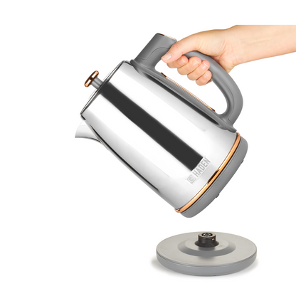 Haden Dorchester Chrome & Rose Gold Kettle Electric Kettles Haden