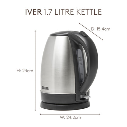 Haden Iver Stainless Steel Kettle Electric Kettles Haden