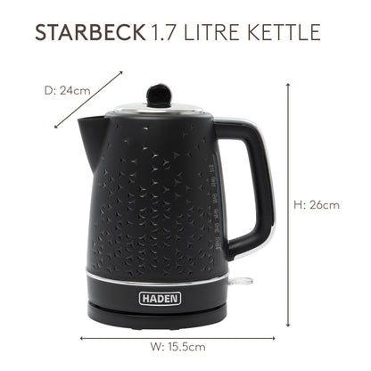 Haden Starbeck Black Kettle Electric Kettles Haden
