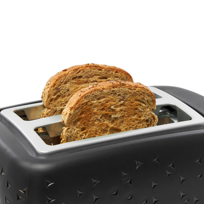 Haden Starbeck Black 2 Slice Toaster Toasters Haden