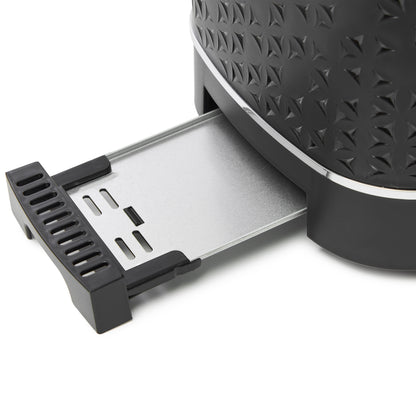 Haden Starbeck Black 2 Slice Toaster Toasters Haden