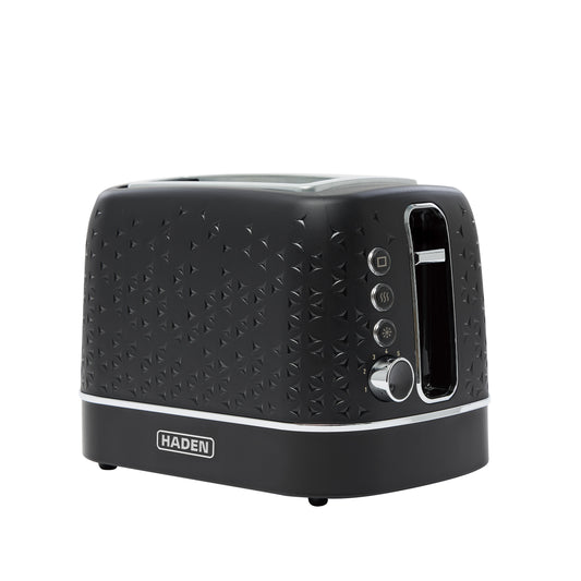 Haden Starbeck Black 2 Slice Toaster Toasters Haden