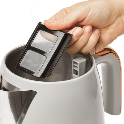 Haden Salcombe Grey Kettle Electric Kettles Haden