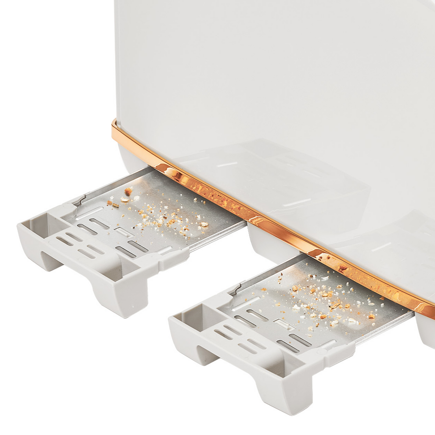 Haden Salcombe Grey & Copper 4 Slice Toaster