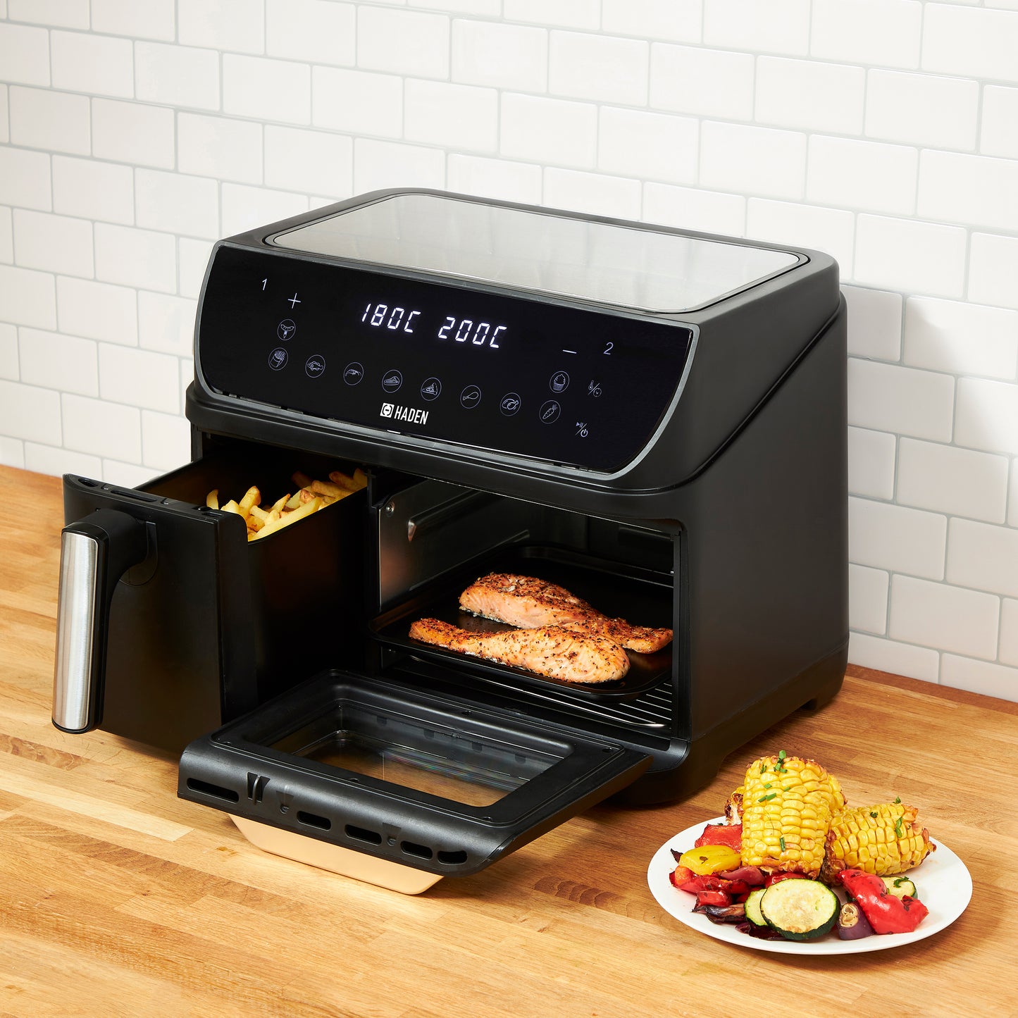 Haden 12L Dual Zone Air Fryer Air Fryers Haden