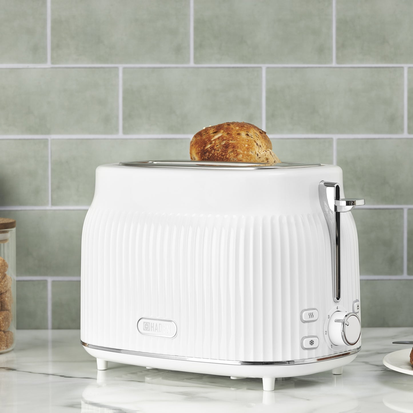 Haden York 2 Slice Toaster White