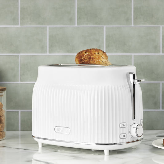 Haden York 2 Slice Toaster White