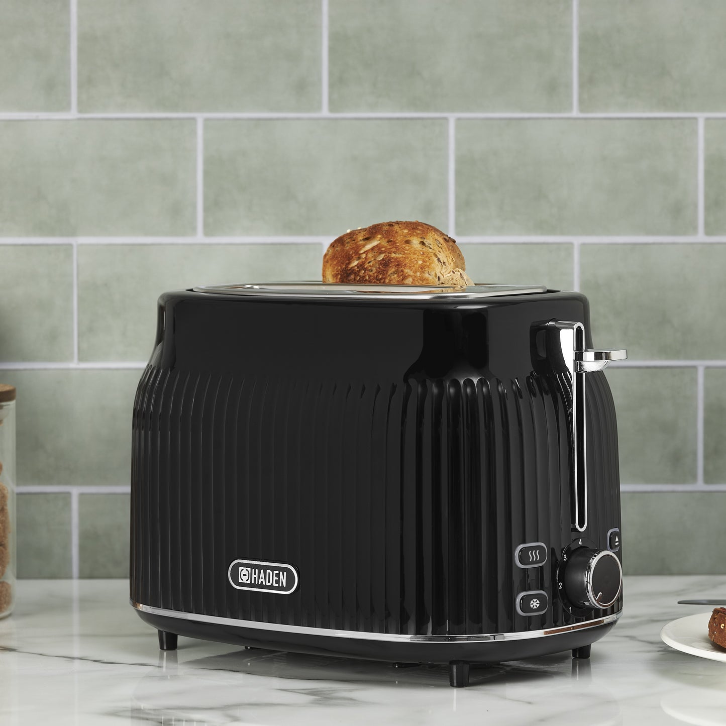 Haden York 2 Slice Toaster Black