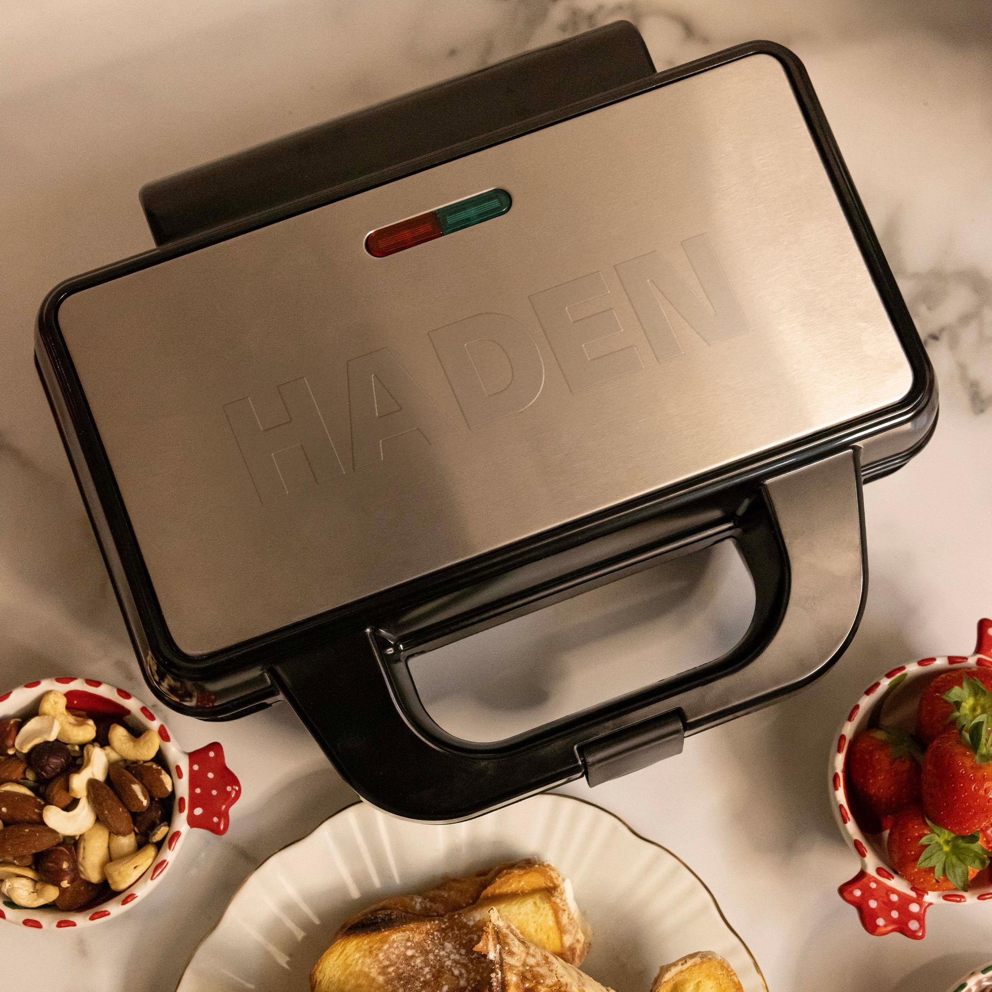 Haden Deep Fill Sandwich Maker Black Sandwich Maker Haden