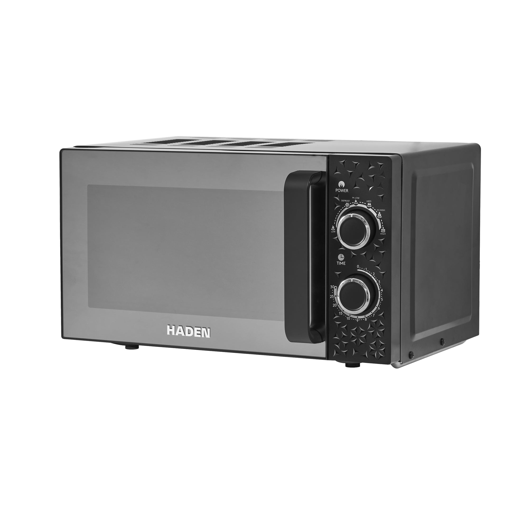 Haden Starbeck 800W Black Microwave Microwave Ovens Haden