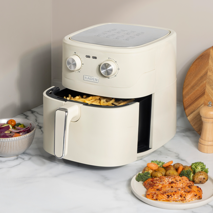 Haden 6.5L Air Fryer Cream Air Fryers Haden