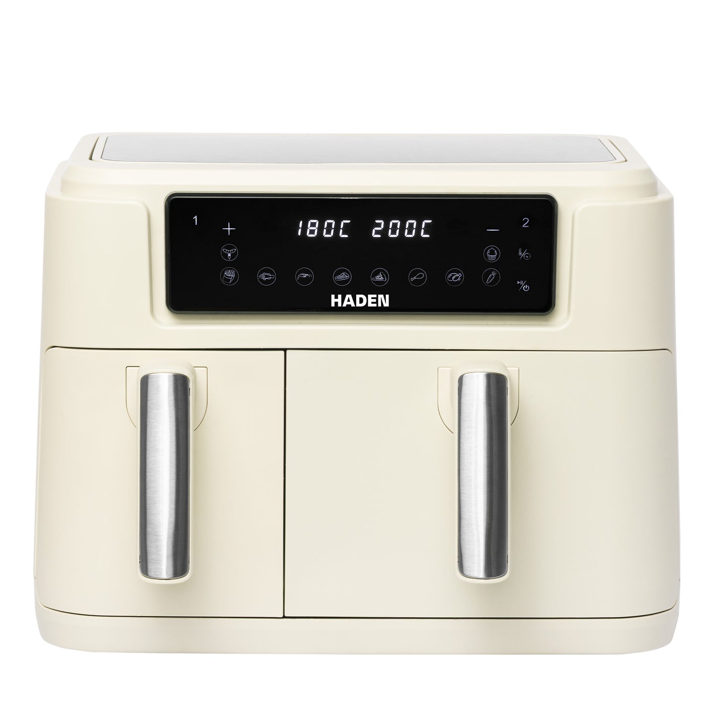 Haden 9.5L Dual Basket Air Fryer Cream Haden