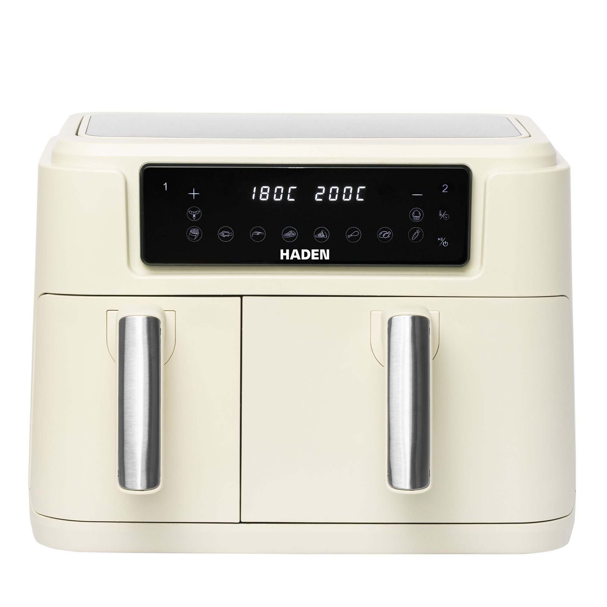 Haden 9.5L Dual Basket Air Fryer Cream Haden