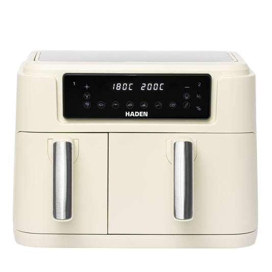 Haden 9.5L Dual Basket Air Fryer Cream Haden