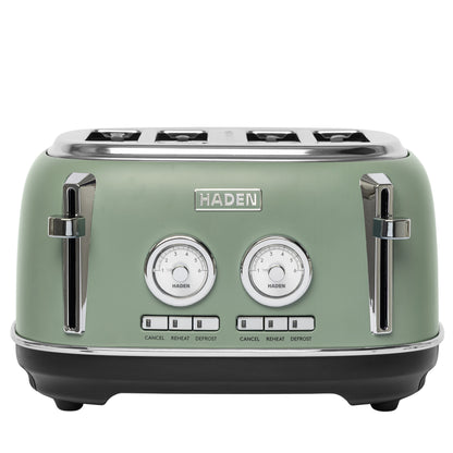 Haden Jersey 4 Slice Toaster Cedar Green Toasters Haden