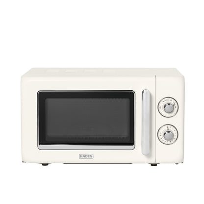 Haden 17L Retro Microwave in Cream Microwave Ovens Haden