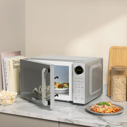 Haden 23L Touch Control Microwave in Silver Microwave Ovens Haden